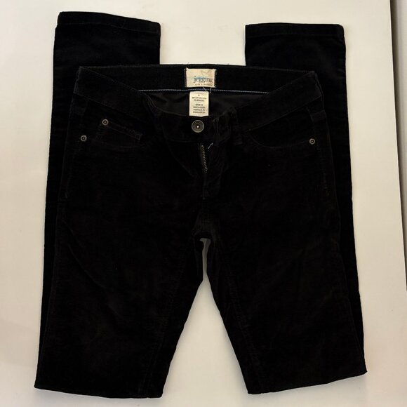Garage Jeggings black corduroy pants size 0 - Picture 2 of 6